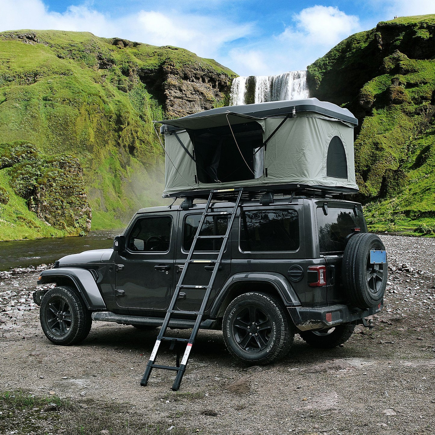 Trustmade Hard Shell Rooftop Tent 2mins Setup 100% Waterproof 50mm Mattress Pick Up Available Doba