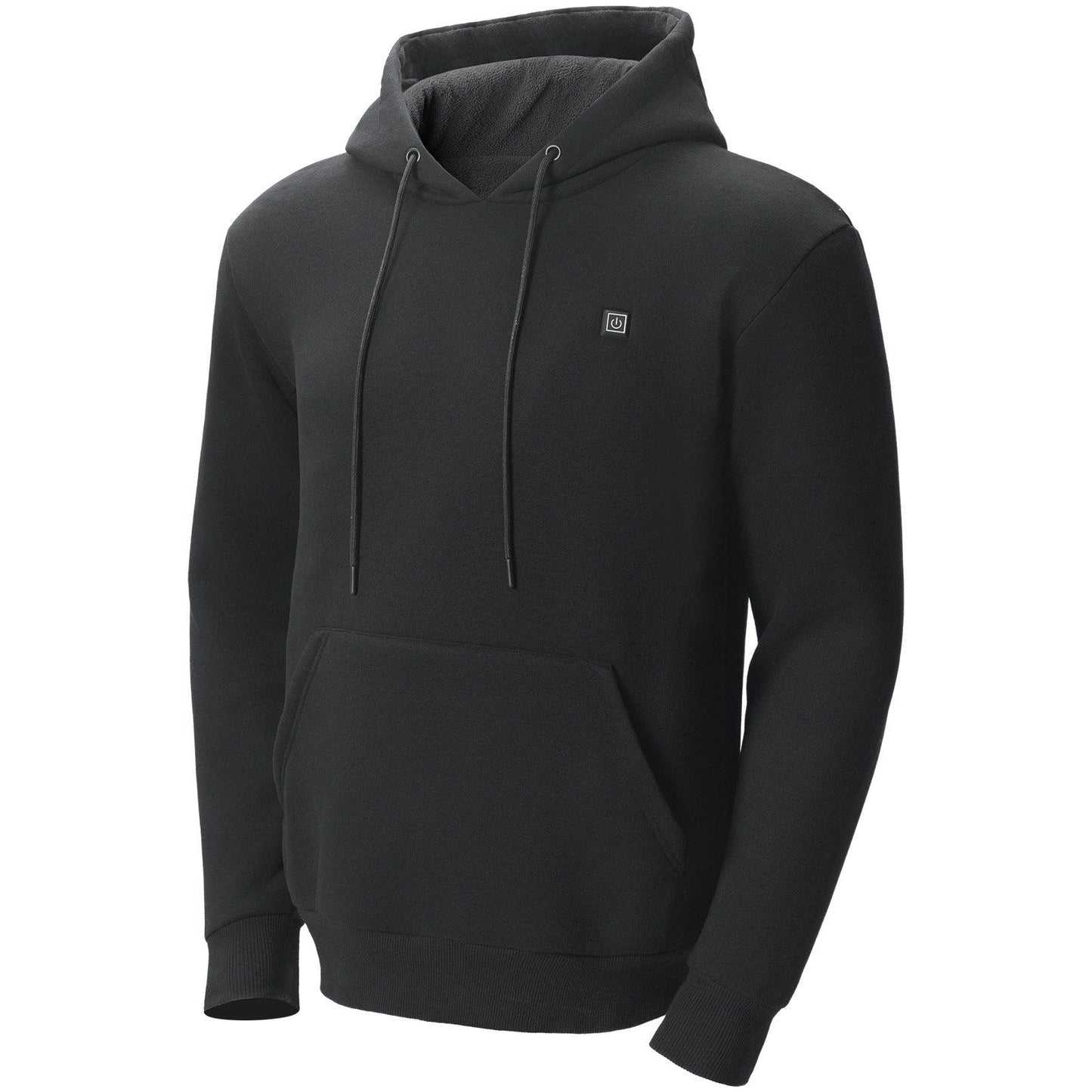 VEVOR Unisex Electric Heated Hoodie Sweatshirt with Battery - Black, Size S for Men & Women Doba