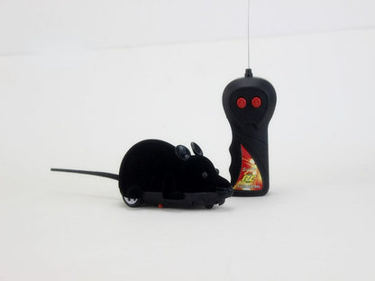 Interactive Remote-Controlled Electric Mouse Toy for Cats - Battery Operated Simulation Rodent Doba