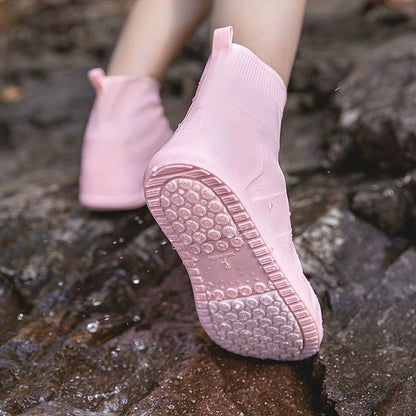 Waterproof Silicone Rain Shoes - Non-Slip, Wear-Resistant, and Perfect for All Ages Doba