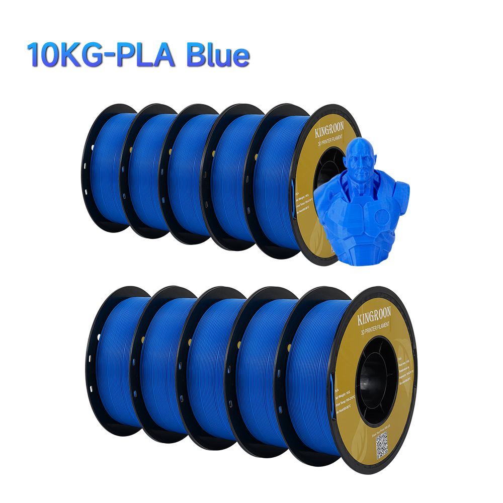 PLA PETG ABS TPU 1.75mm,3D Printer Filament 10KG Spool(22LBS), Dimensional Accuracy +/- 0.03mm Multicolor 3D Printer Materials Doba