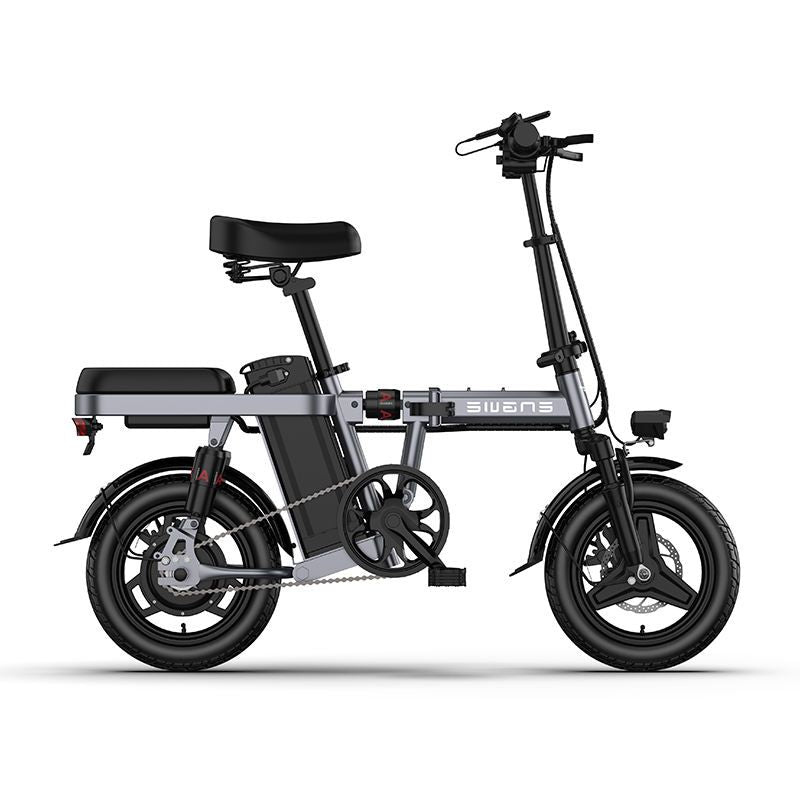 ENGWE T14 350W Folding Electric Bike - 14-inch City E-Bike with Triple Shock Absorber, 48V10A Battery, 25KM/H Speed