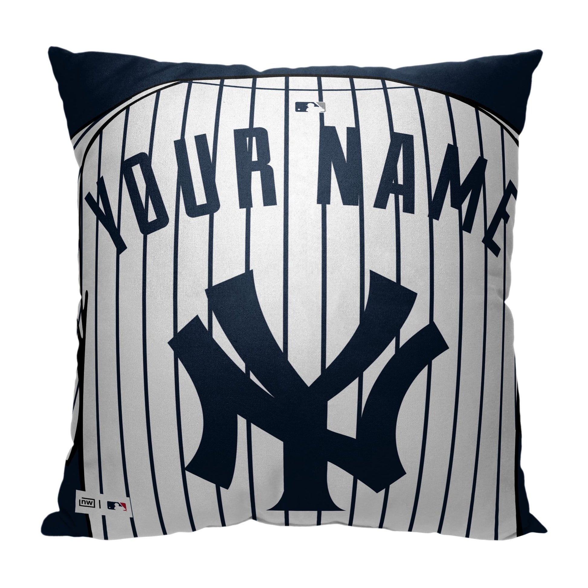 Customizable New York Yankees MLB Jersey Pillow - Personalization Available Doba