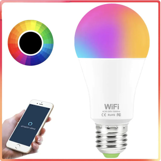 15W WiFi Smart RGB LED Light Bulb Chris and Alexa Store