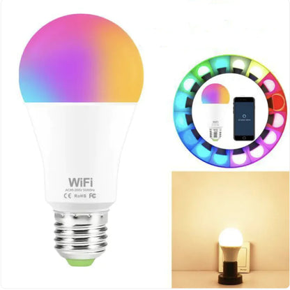 15W WiFi Smart RGB LED Light Bulb Chris and Alexa Store