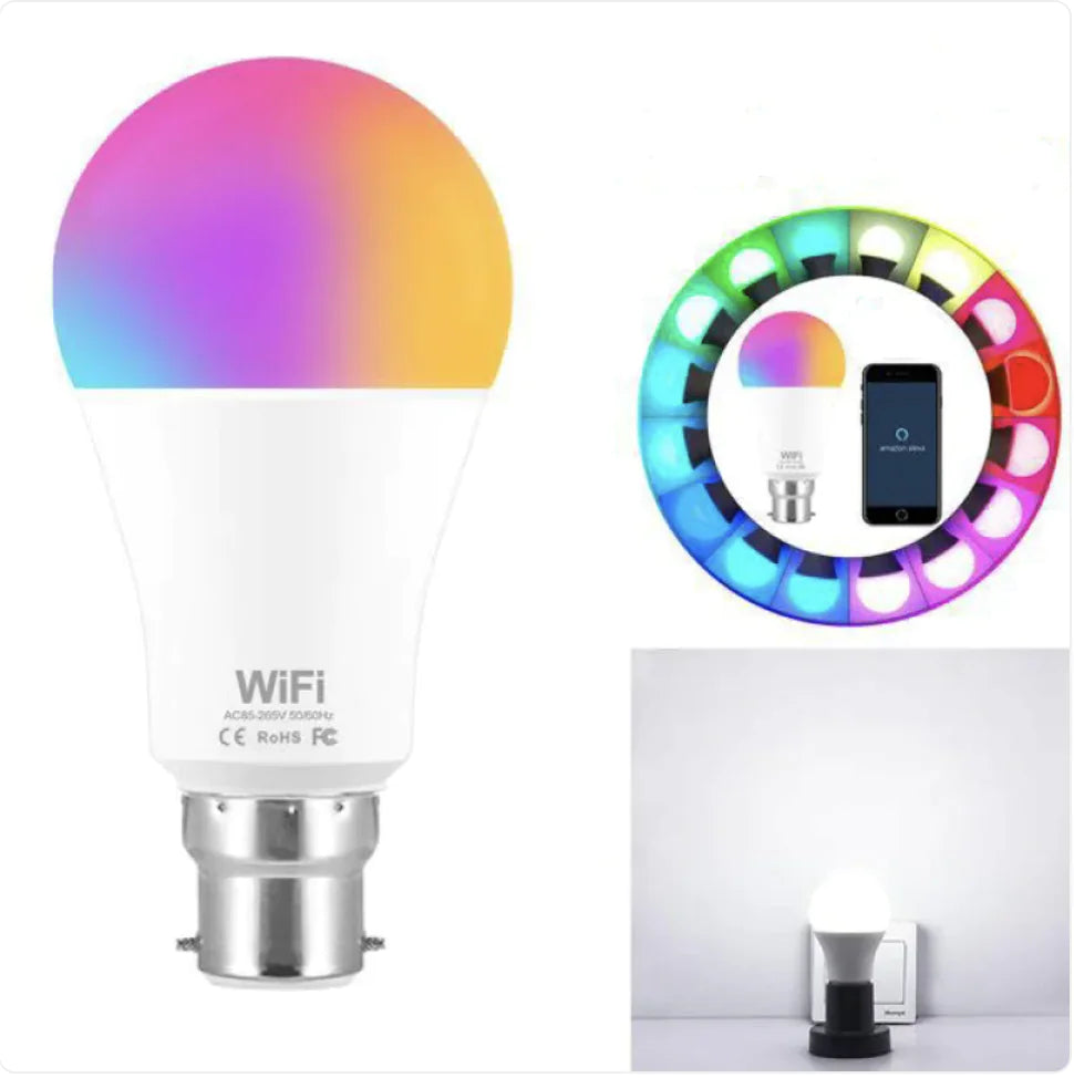 15W WiFi Smart RGB LED Light Bulb Chris and Alexa Store