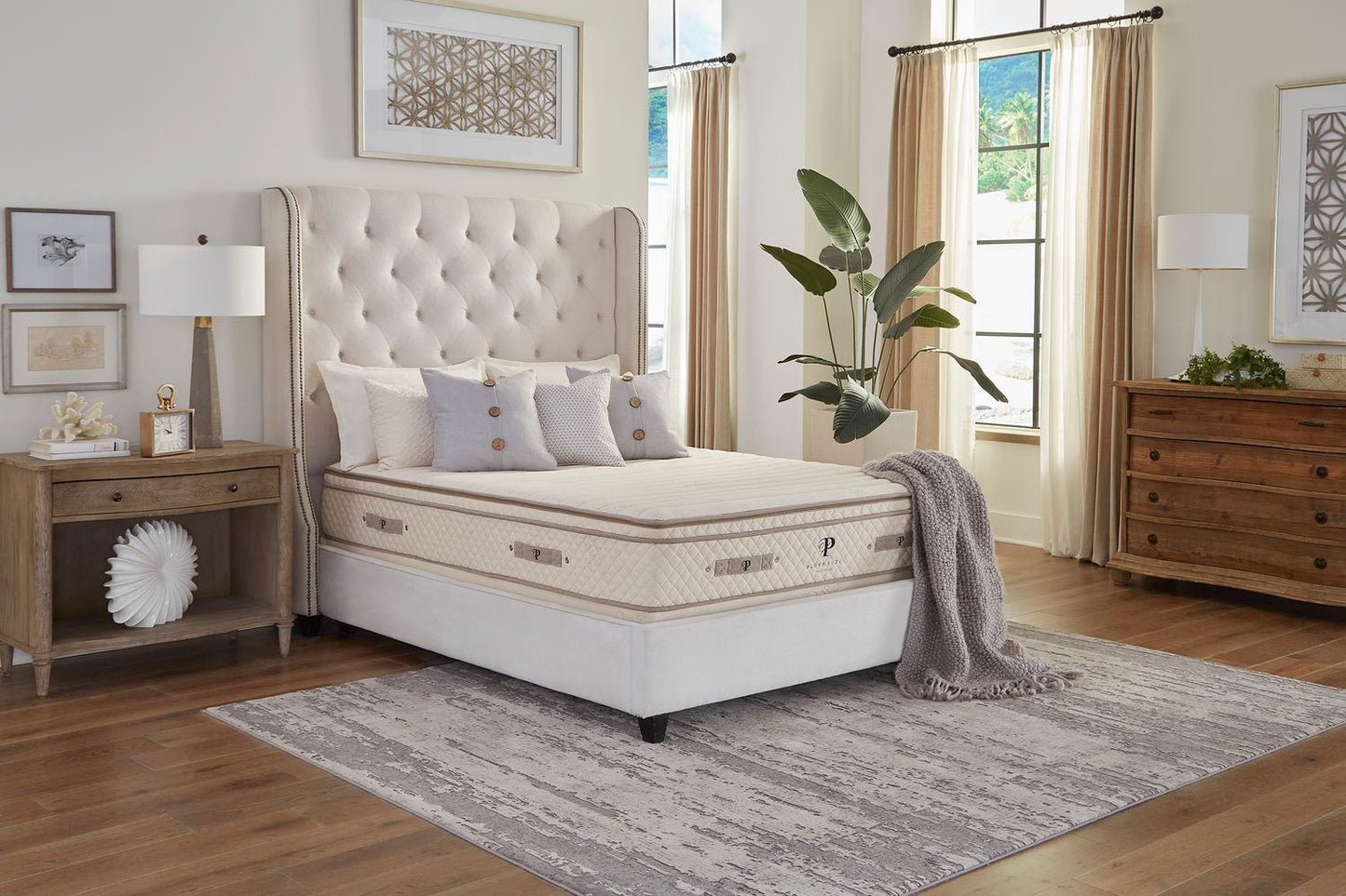 Eco-Friendly Luxury Latex Mattress - Botanical Bliss Edition PlushBeds