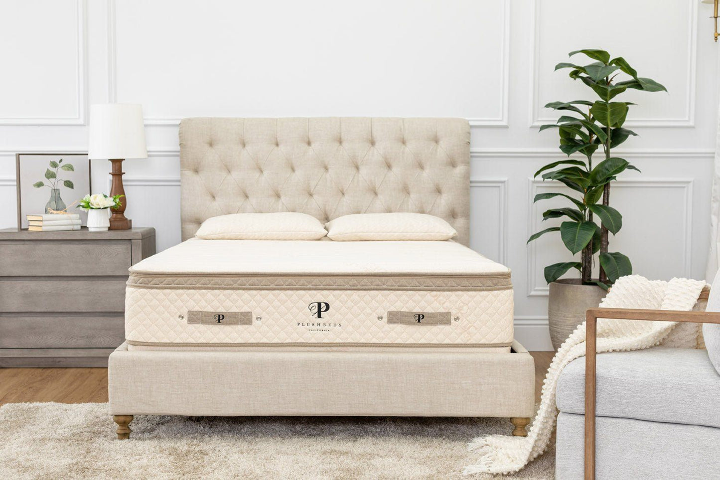 Organic Luxury Hybrid Latex Mattress - Sleep in Bliss PlushBeds